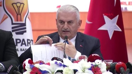 İstanbul- Binali Yıldırım Basın Toplantısı Düzenliyor