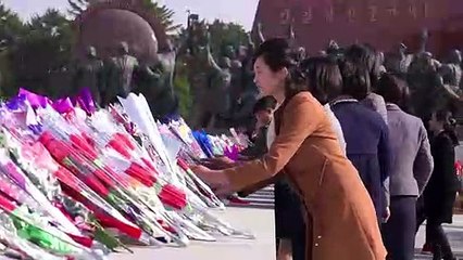 يوم الشمس في بيونغ يانغ احتفالا بذكرى ميلاد كيم إيل سونغ