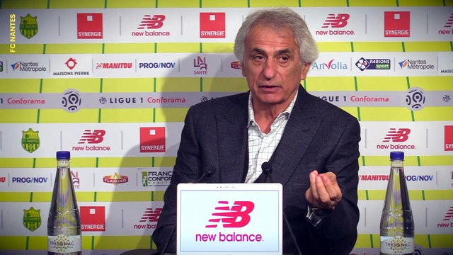 Vahid Halilhodzic avant FC Nantes - Paris SG