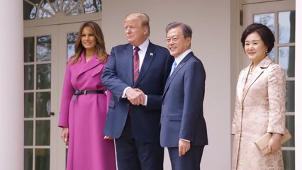 The President and First Lady Meet The President and First Lady of South Korea