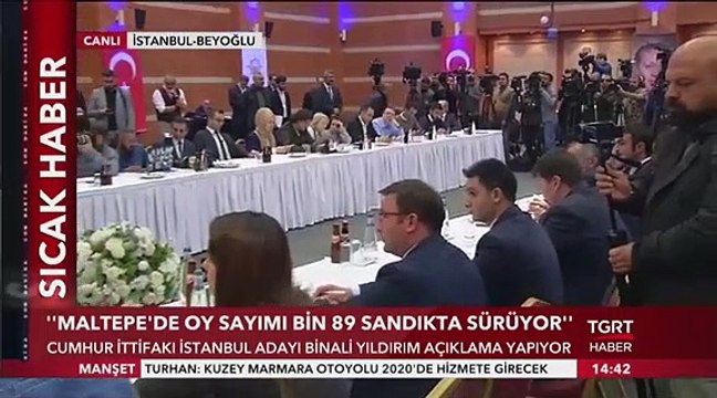 Binali Yıldırım İstanbul Seçimlerindeki Son Durumu Açıkladı