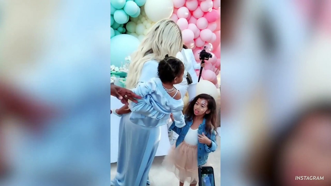 Tristan Thompson And Khloe Kardashian Cross Paths At True's Bday Party