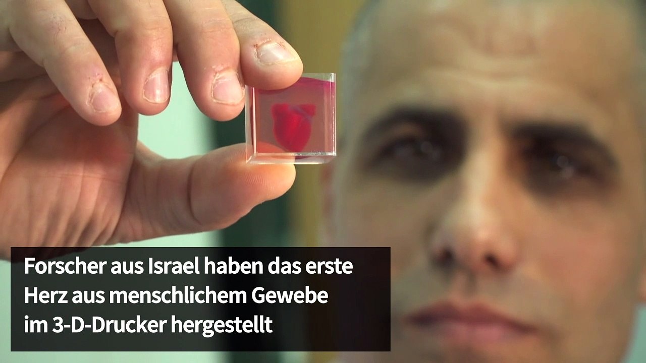 Menschliches Herz aus dem 3D-Drucker