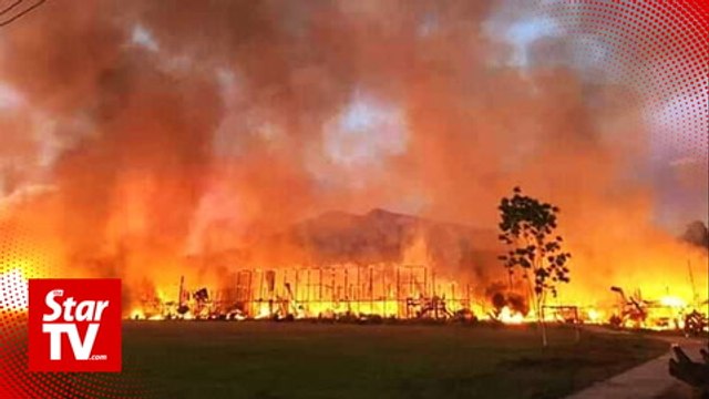 Hundreds homeless in longhouse fire near Bakun Dam