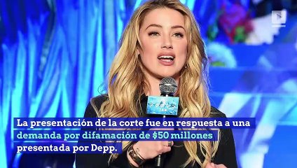 Amber Heard hace reclamos de horribles abusos contra Johnny Depp