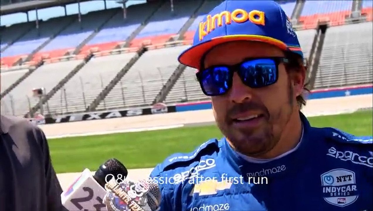 2019 IndyCar Test for Fernando Alonso in Texas