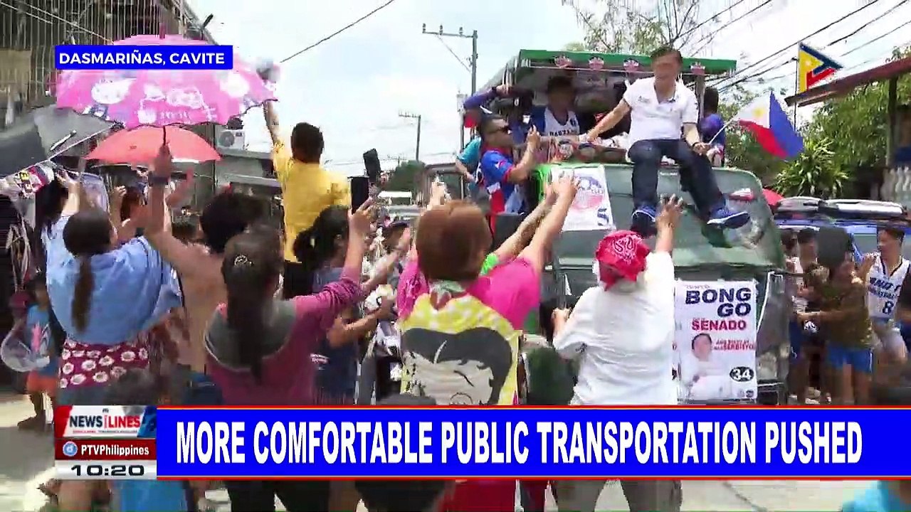 More comfortable public transportation pushed
