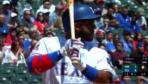 Elvis Andrus se luce a la ofensiva y en la defensa