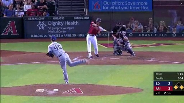 David Peralta conecta cuadrangular de 3 carreras