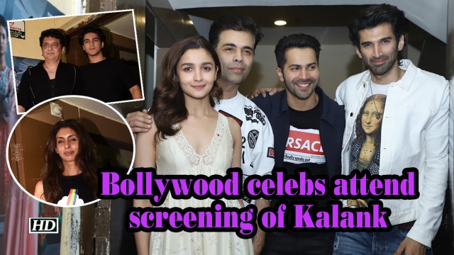 Shweta Bachchan, Hiroo Johar attend screening of Kalank