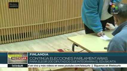 Avanzan las elecciones parlamentarias de Finlandia