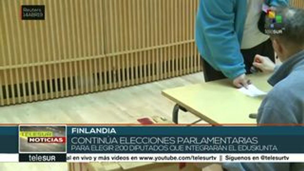 Avanzan las elecciones parlamentarias de Finlandia