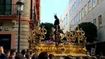 El cautivo de Santa Genoveva llegando a Plaza Nueva desde calle Barcelona