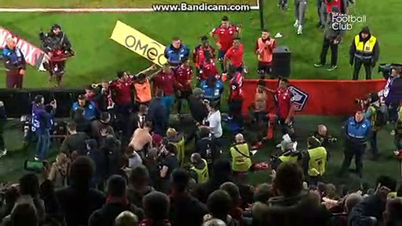 Foot : la communion des Lillois avec les supporters après la victoire 5-1 face au PSG !