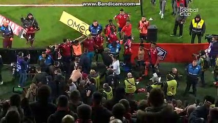 Foot : la communion des Lillois avec les supporters après la victoire 5-1 face au PSG !