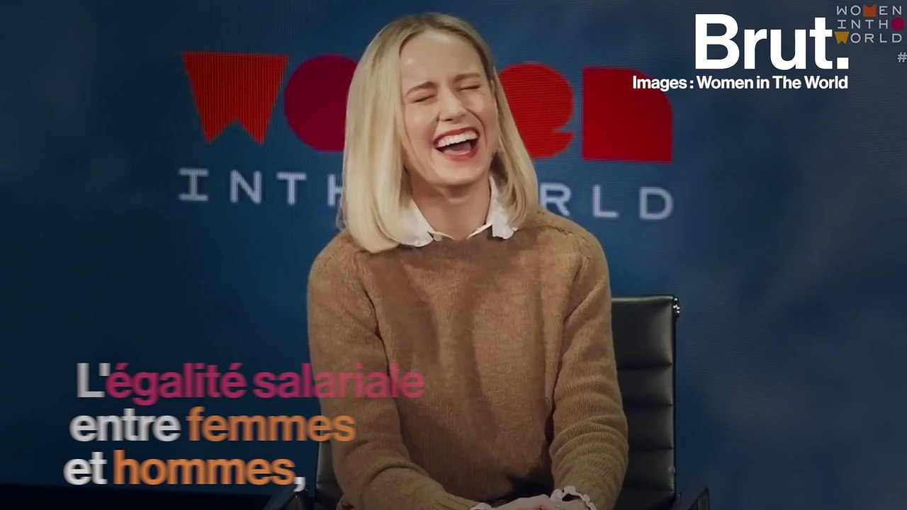 Égalité salariale femmes-hommes : le message de Brie Larson