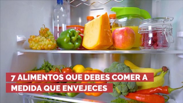 7 alimentos que debes comer a medida que envejeces