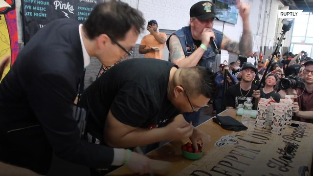 Welcome to the 'world's hottest pepper' eating contest