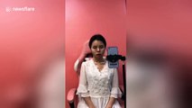 Chinese streamer uses scary makeup to appear perfect on camera
