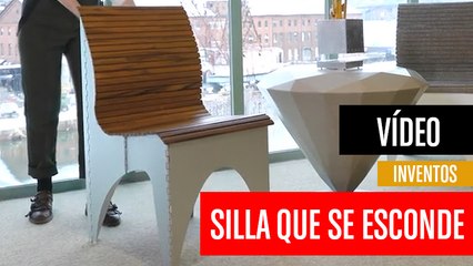 [CH] Esta silla se esconde gracias a la magia del Origami