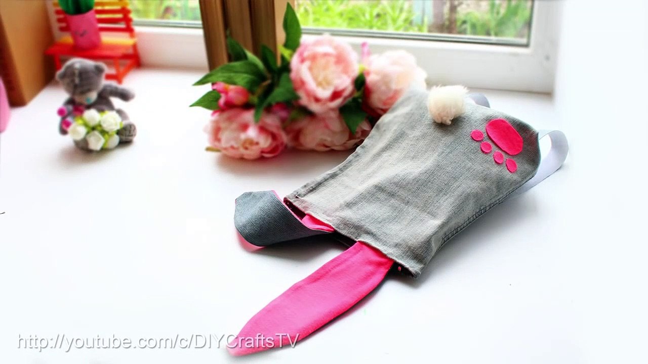 DIY BACKPACK NO SEW Tutorial | Easy Old Jeans Transform | Hare