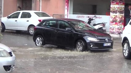 Aydın'da Sağanak Yağış Etkili Oldu