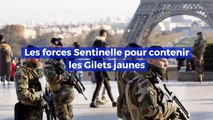 Les forces Sentinelle pour contenir les Gilets jaunes