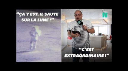 Yoann Riou commente le premier pas sur la Lune de Neil Armstrong