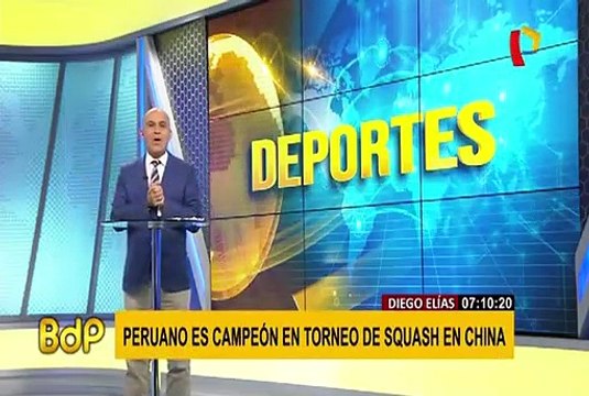 Diego Elías: peruano se consagró campeón en torneo de squash en China