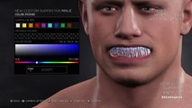 How to customize your character and championship title belt in WWE 2K17