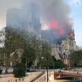 Violent incendie à la cathédrale Notre-Dame de Paris