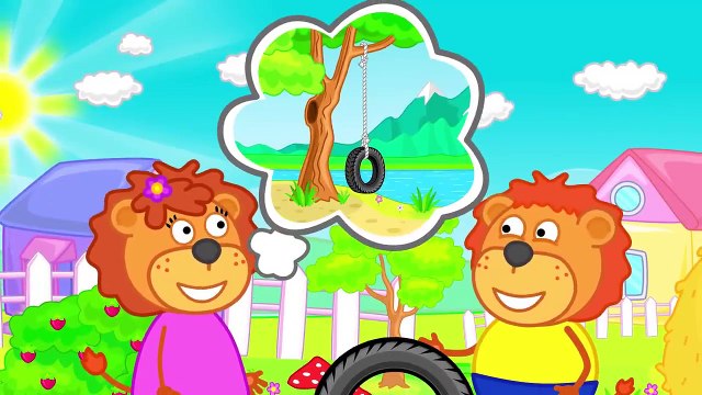 Lion de la Famille de la Reine des Couleurs dessin animé pour Enfants