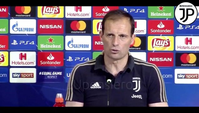 Conferenza stampa ALLEGRI EMRE CAN pre JUVENTUS-AJAX: Mandzukic è out ma forse sarebbe stato fuori lo stesso... Kean o Dybala? Gioca o uno dei due, o nessuno dei due... Douglas Costa non è nelle migliori condizioni ma spero di averlo per mezz'ora... CRIS