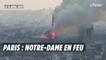 Paris : la cathédrale Notre-Dame en feu