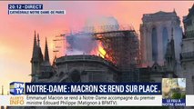 La flèche de Notre-Dame en feu s'effondre