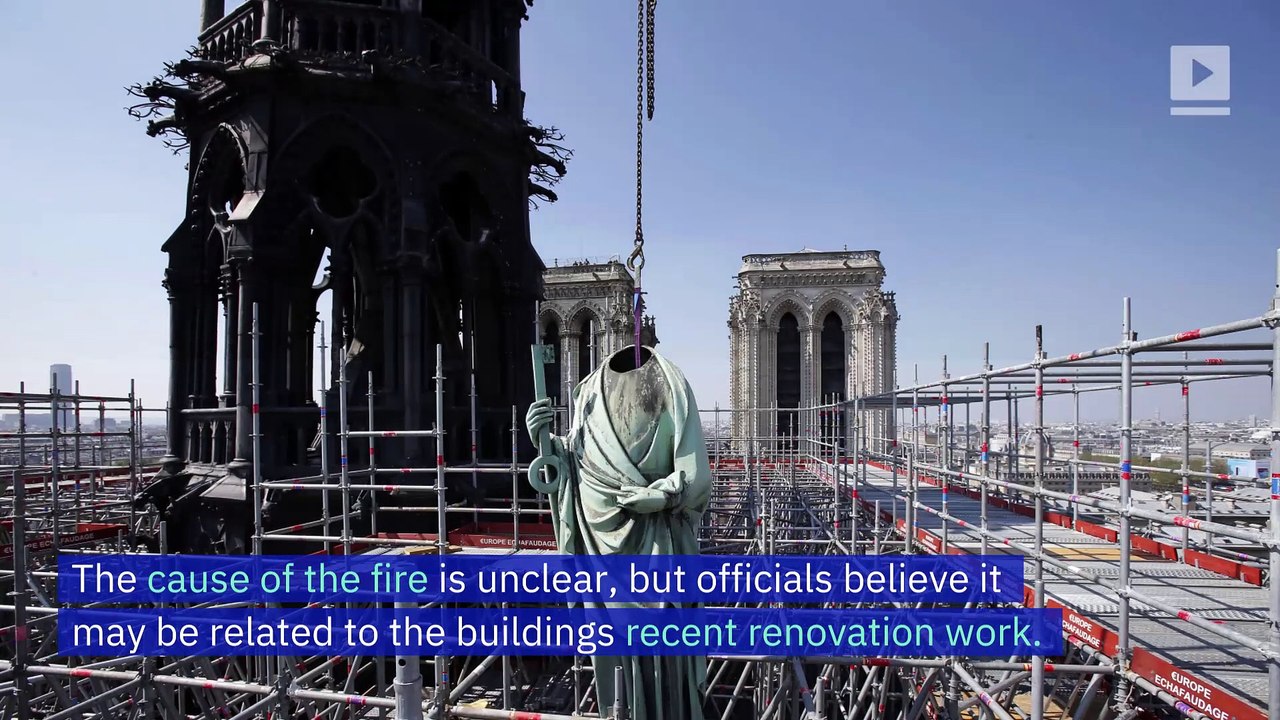 Massive Fire Breaks Out at Notre Dame Cathedral