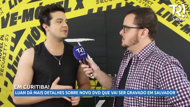 Em Curitiba, Luan fala sobre novo DVD, convidados especiais e Sandy & Junior