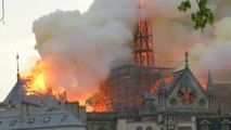 프랑스 파리 노트르담 대성당 화재...첨탑 붕괴 / YTN