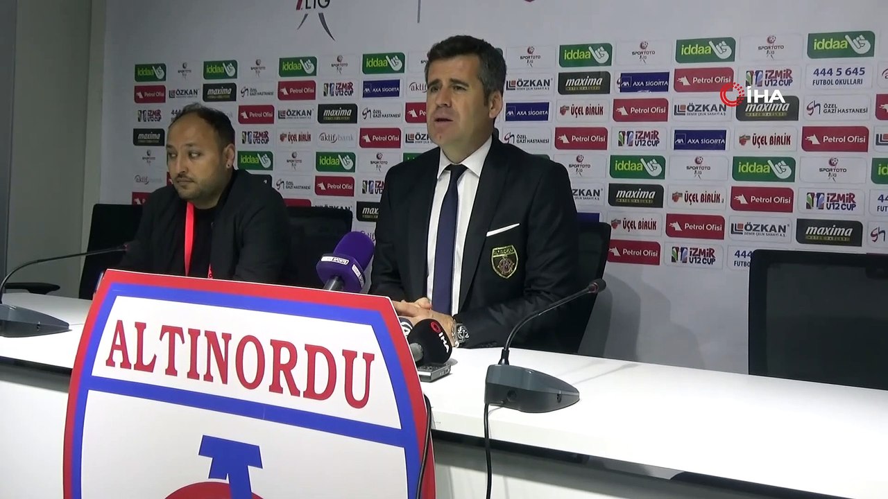 Altınordu - Ümraniyespor maçının ardından