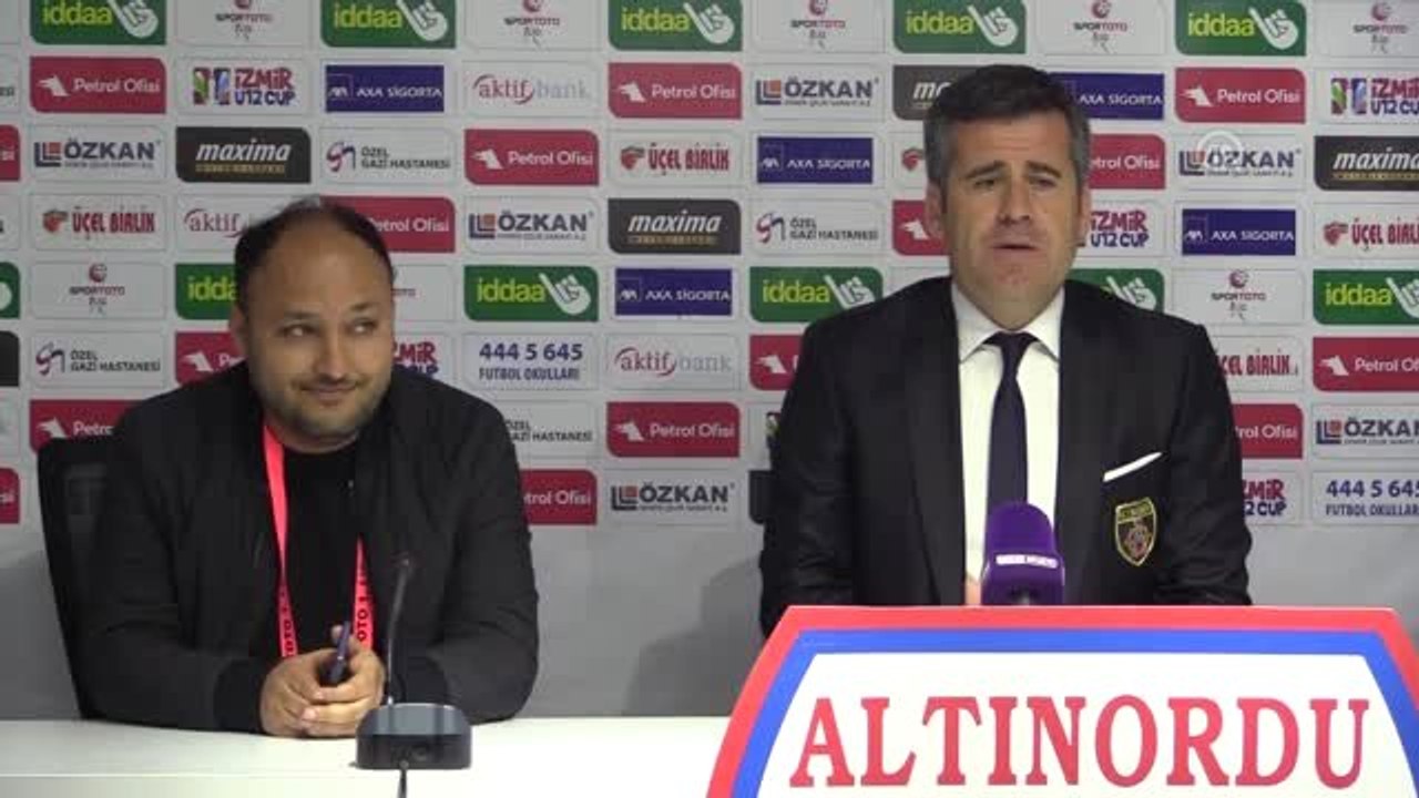 Altınordu-Ümraniyespor Maçının Ardından