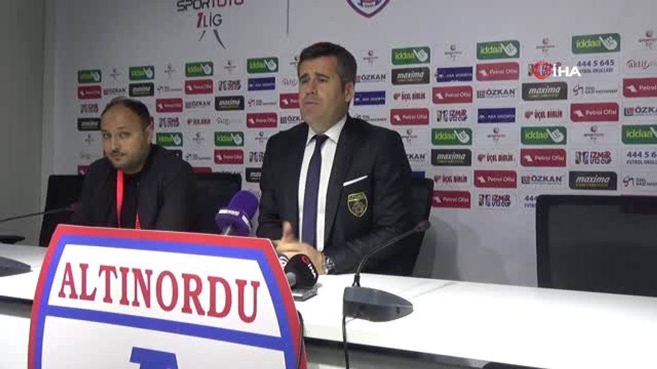 Altınordu - Ümraniyespor Maçının Ardından