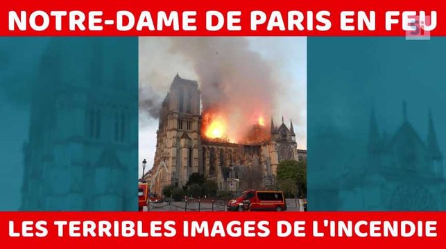 Notre-Dame de Paris en feu : les terribles images de l'incendie