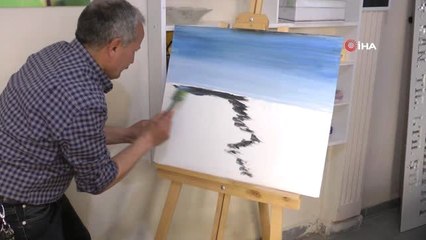 Suriye'de Çizdiği Resimleri Türkiye'de Gelir Kapısı Oldu