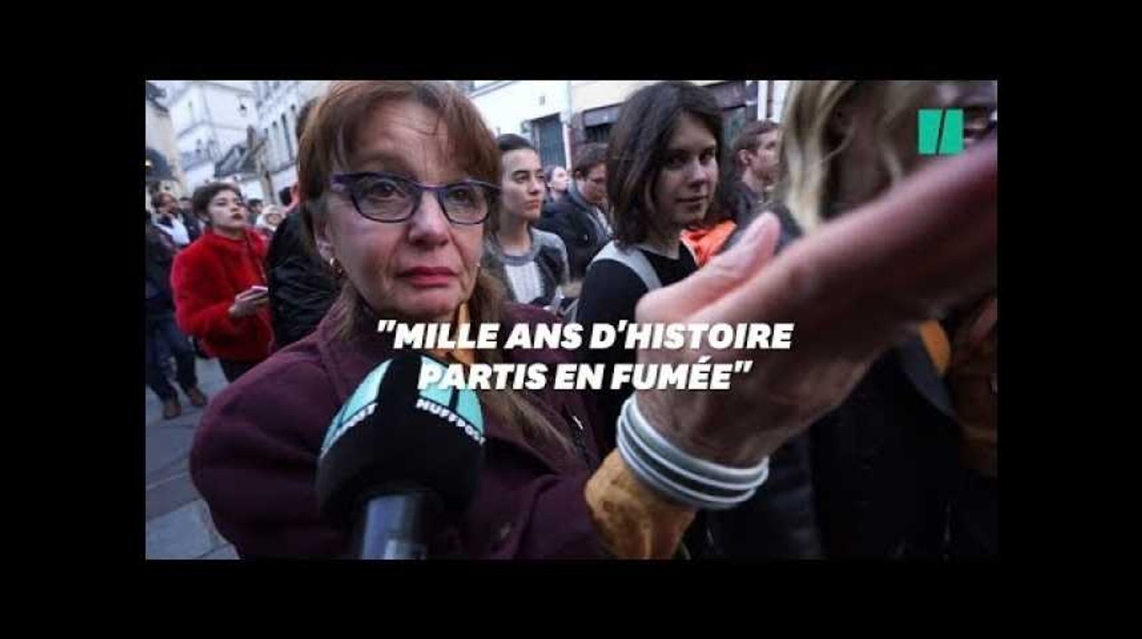 Notre-Dame de Paris, "Mille ans d'histoire partis en fumée", les Parisiens sous le choc