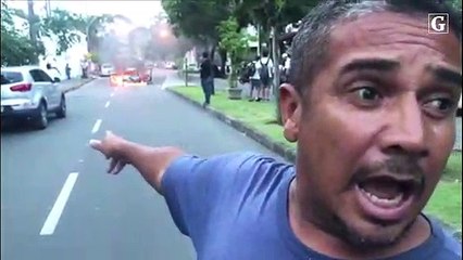 Depoimento de testemunha sobre carro que pegou fogo