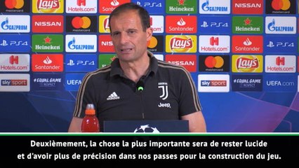 Quarts - Allegri : "Respecter cette équipe et avoir plus de précision"