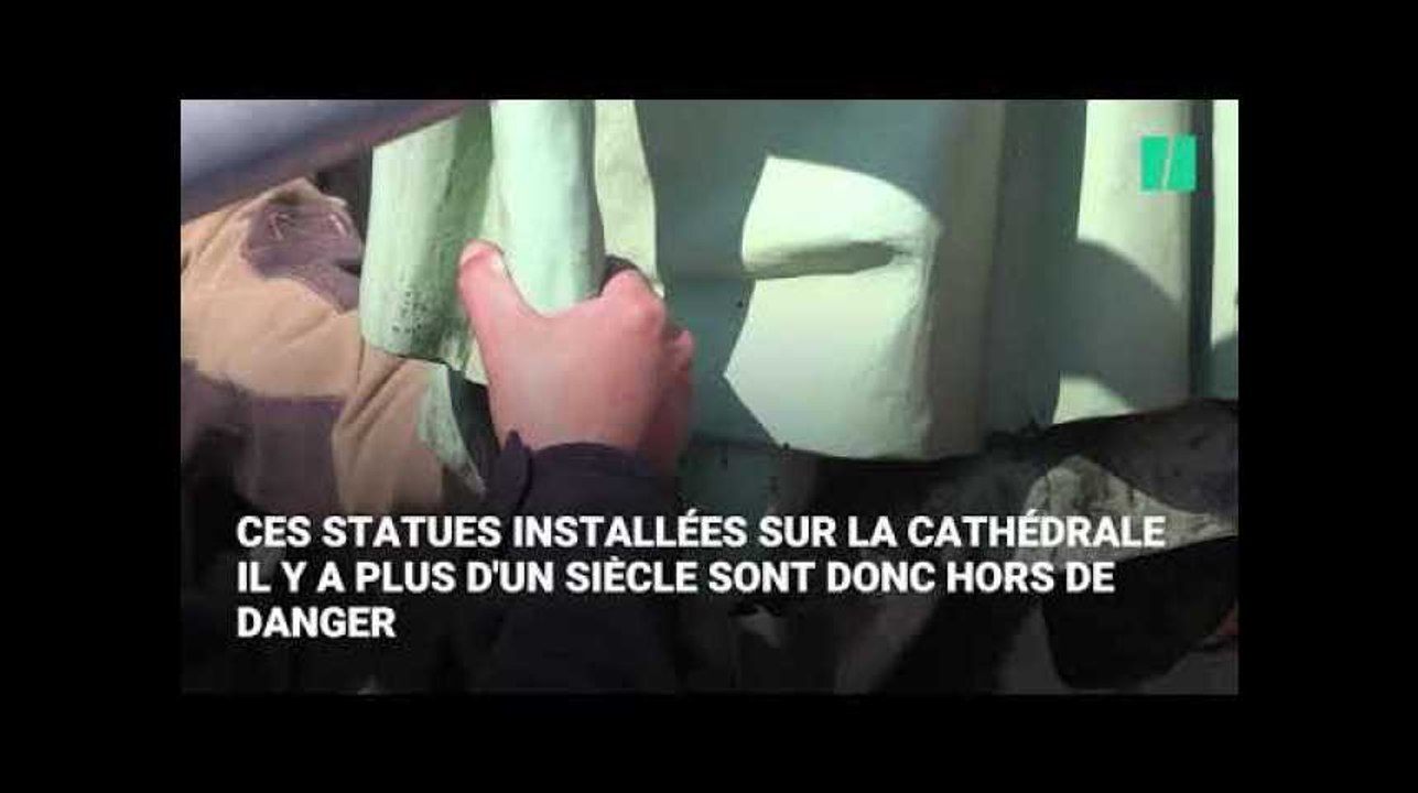 Notre-Dame de Paris : les statues de la flèche de la cathédrale ont été sauvées de justesse