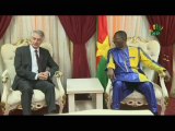 RTB/Audience parlementaire Visite des sénateurs Français  au Burkina Faso
