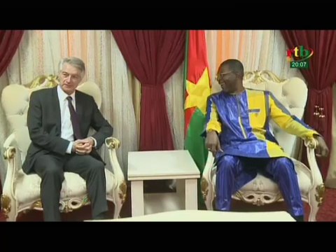 RTB/Audience parlementaire Visite des sénateurs Français au Burkina Faso