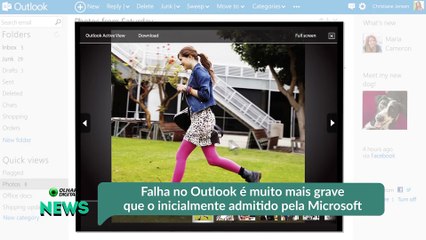 Falha no Outlook é muito mais grave que o inicialmente admitido pela Microsoft